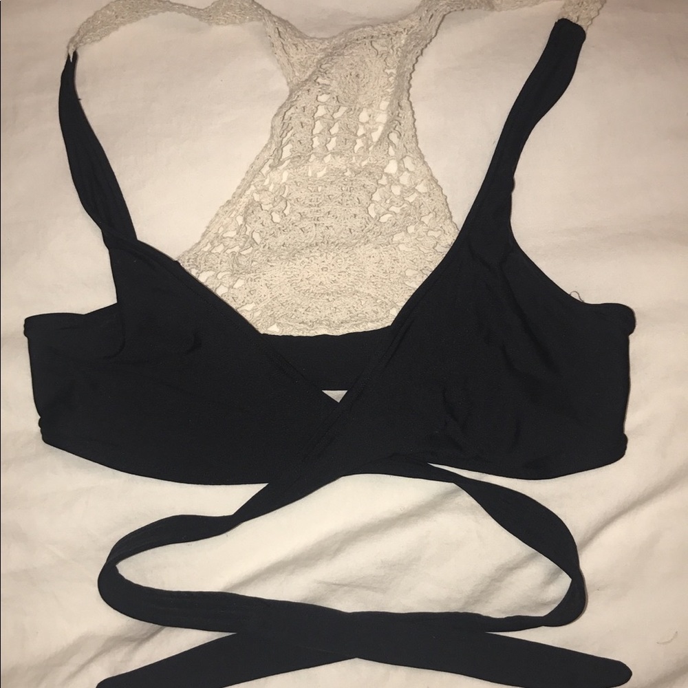 L Space Wrap Swim Top